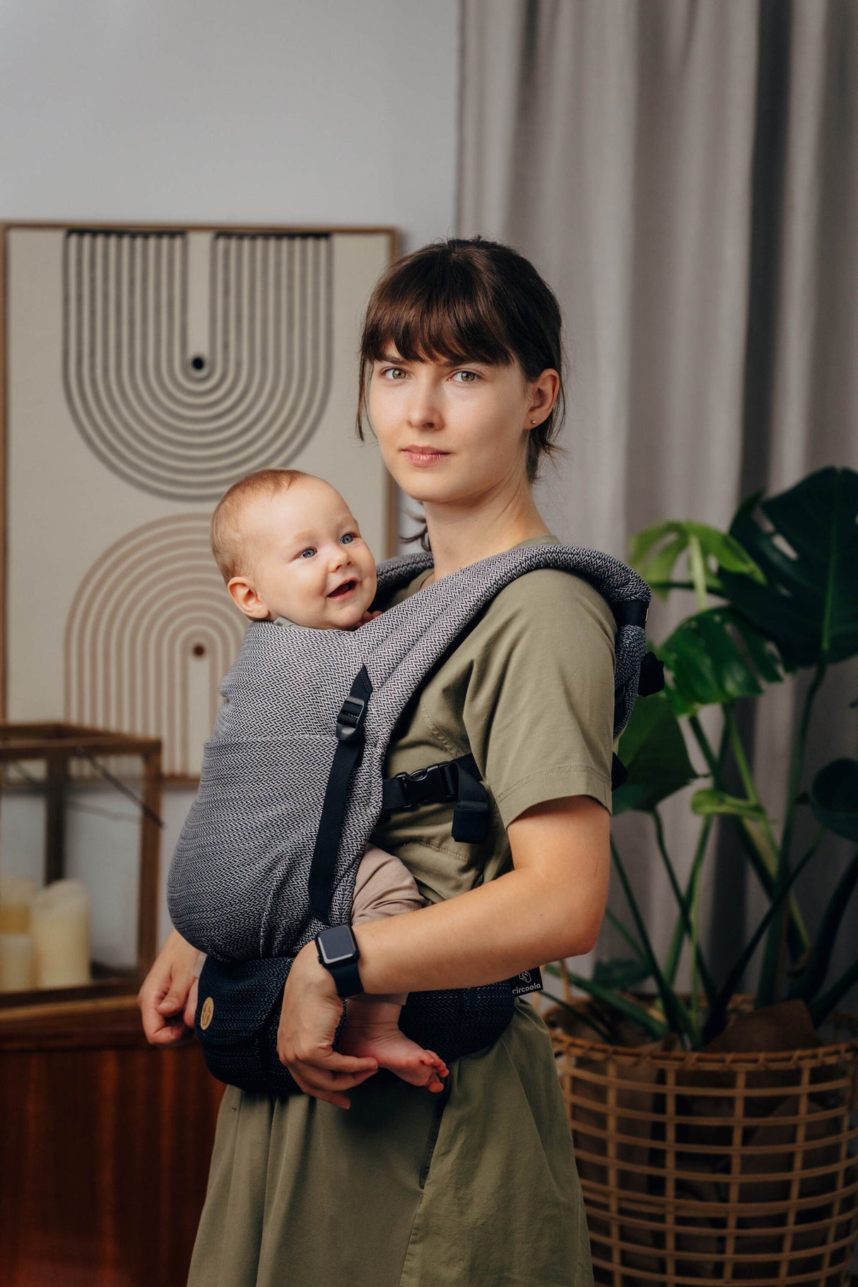 LennyLamb LennyLight - Kleine Fischgrät Ombre Grau