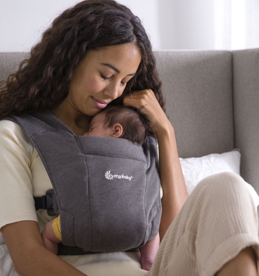 Ergobaby Embrace Heather Grey babycarrier