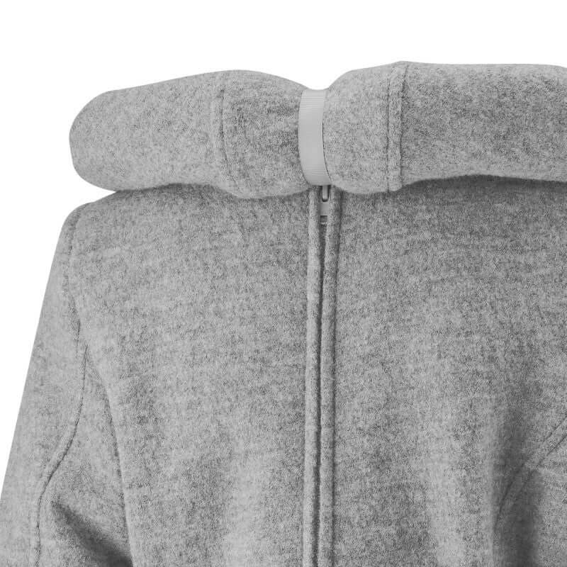 Shop Mamalila Mamalila Hooded Babywearing Coat Vienna - Light Grey at Babymaxi
