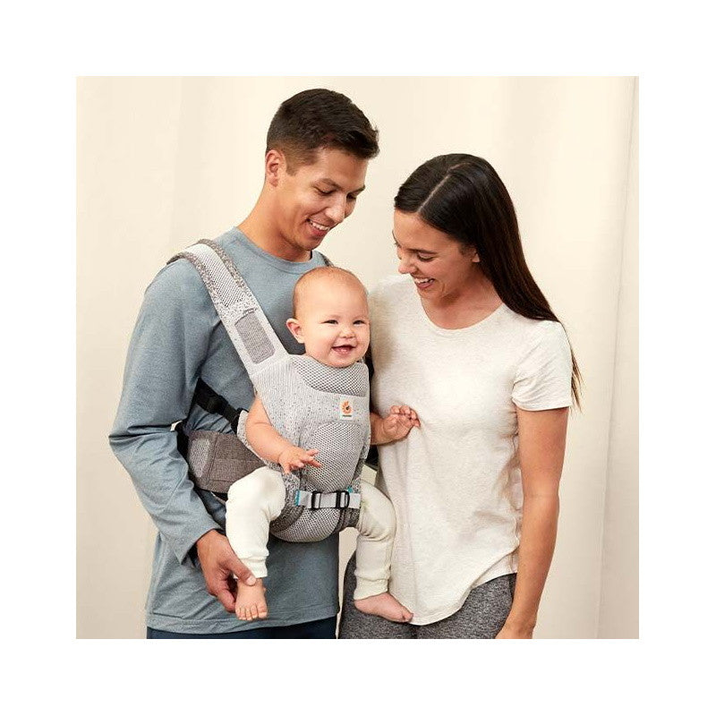 Shop Ergobaby Ergobaby Aerloom, Lightweight & Breathable - Slate Grey at Babymaxi