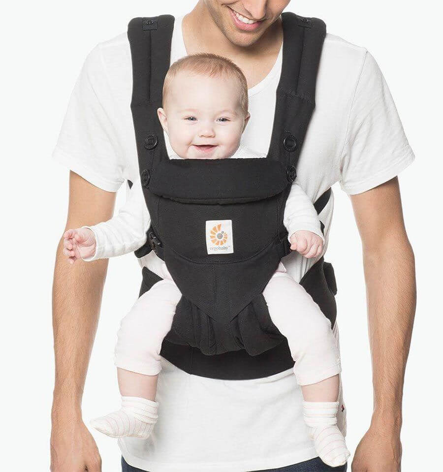 Shop Ergobaby Ergobaby Omni 360 Carrier - Pure Black at Babymaxi