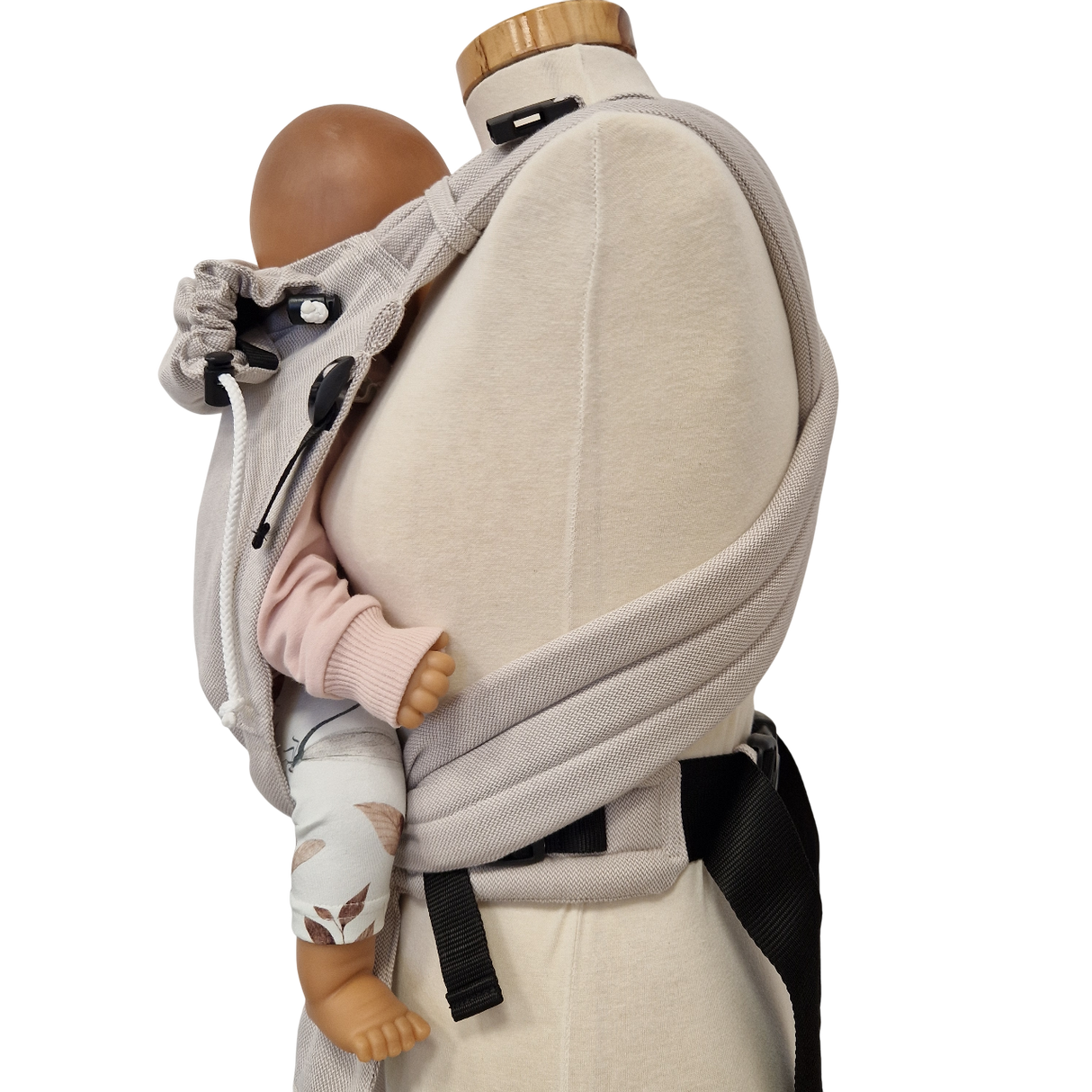 Storchenwiege Talemo Half-Buckle Babytrage - Mondstein