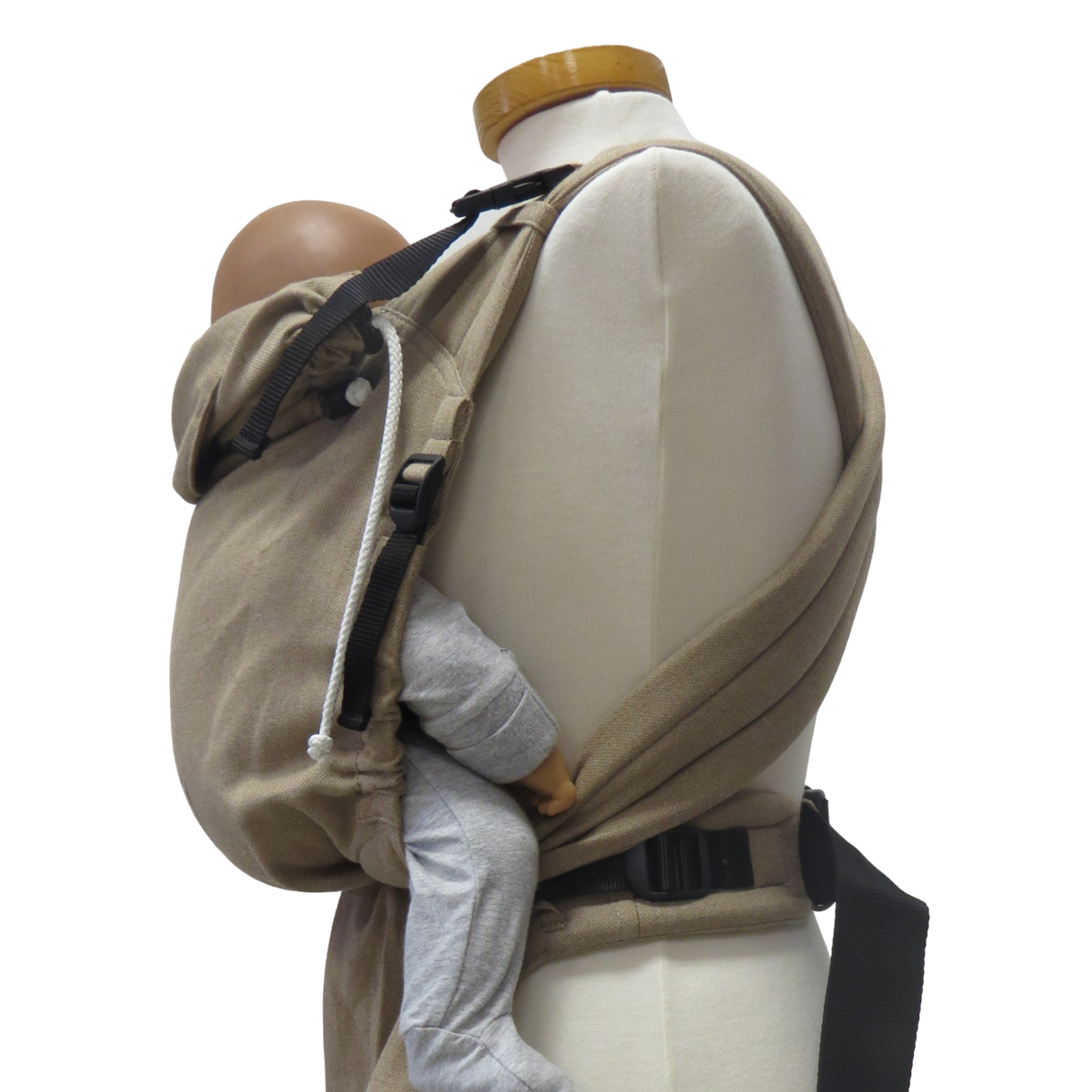 Storchenwiege Talemo Half-Buckle Babytrage - Sand