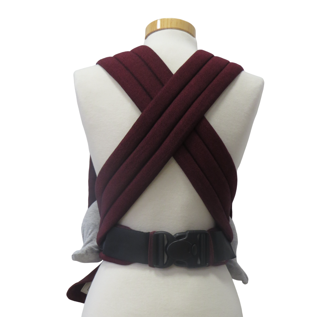 Storchenwiege Half-Buckle Babytrage - Bordeaux