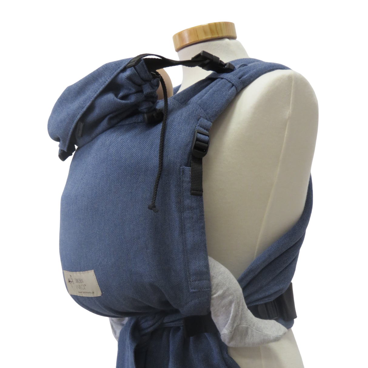 Storchenwiege Talemo Half-Buckle Babytrage - Denim