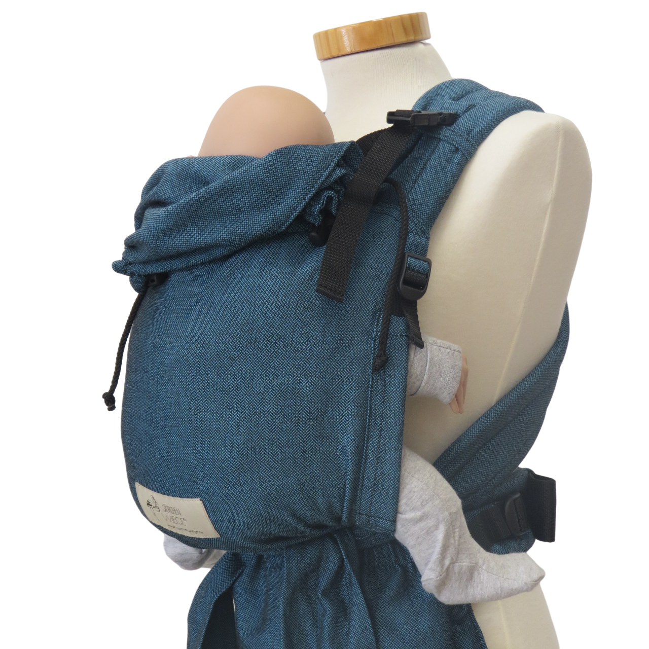 Storchenwiege Babytrage - Türkis