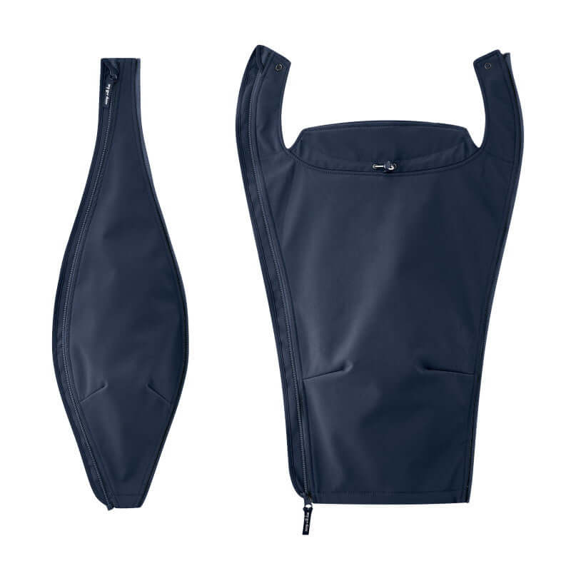 Mamalila Softshell Babywearing Jacket Allrounder - Navy removable lining for versatile outerwear | Babymaxi