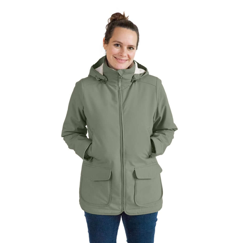 Shop Mamalila Mamalila Allweather Cosy Allrounder Softshell - Agave at Babymaxi