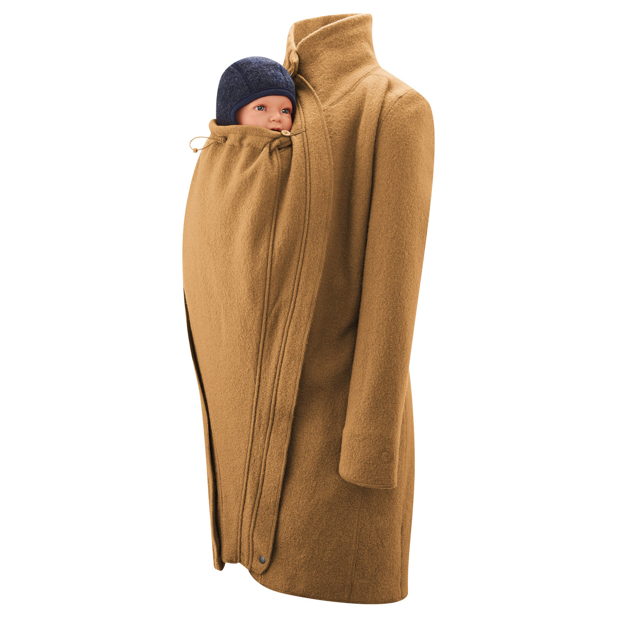 Mamalila Eco Wool Baby Tragemantel Oslo - Camel