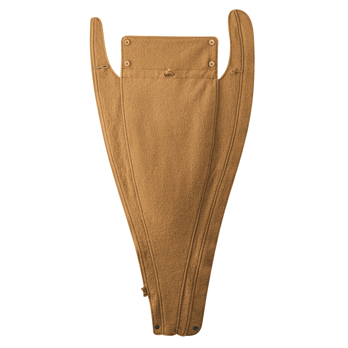 Mamalila Eco Wool Baby Tragemantel Oslo - Camel