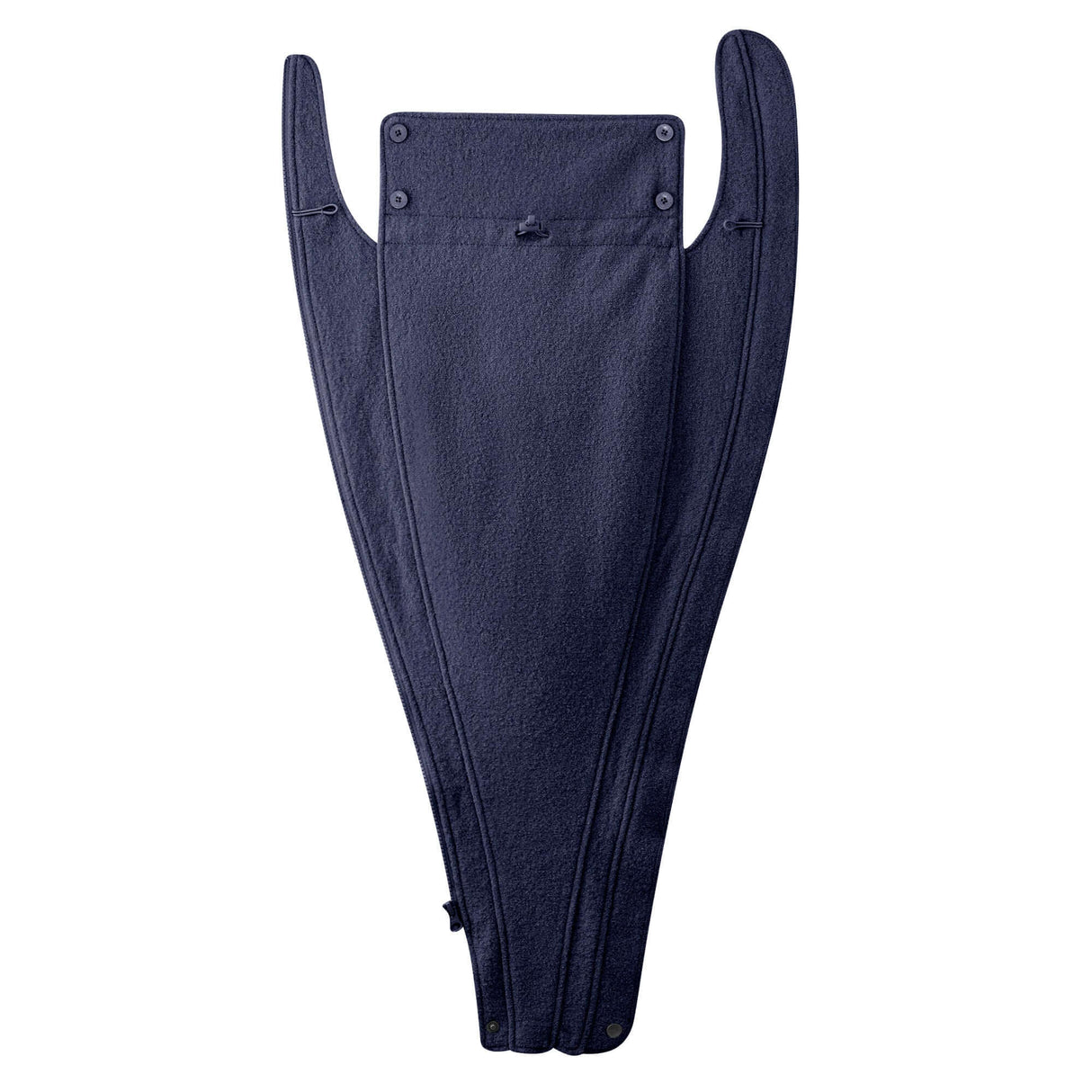 Mamalila Eco Wool Babywearing Coat Oslo - Navy insert for pregnancy and babywearing. Versatile design for moms | Babymaxi