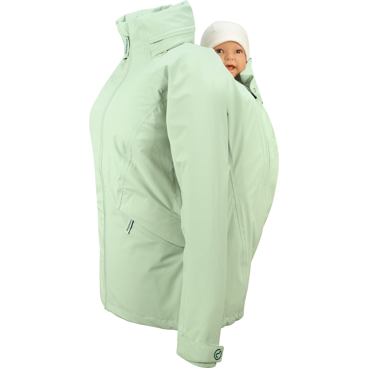 Mamalila Explorer Outdoor Babytrage Jacke - Mint