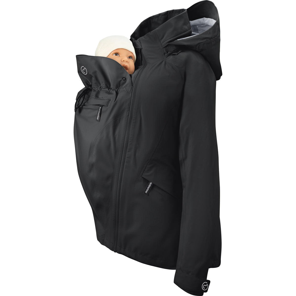 Mamalila Explorer Outdoor Babytrage Jacke - Black