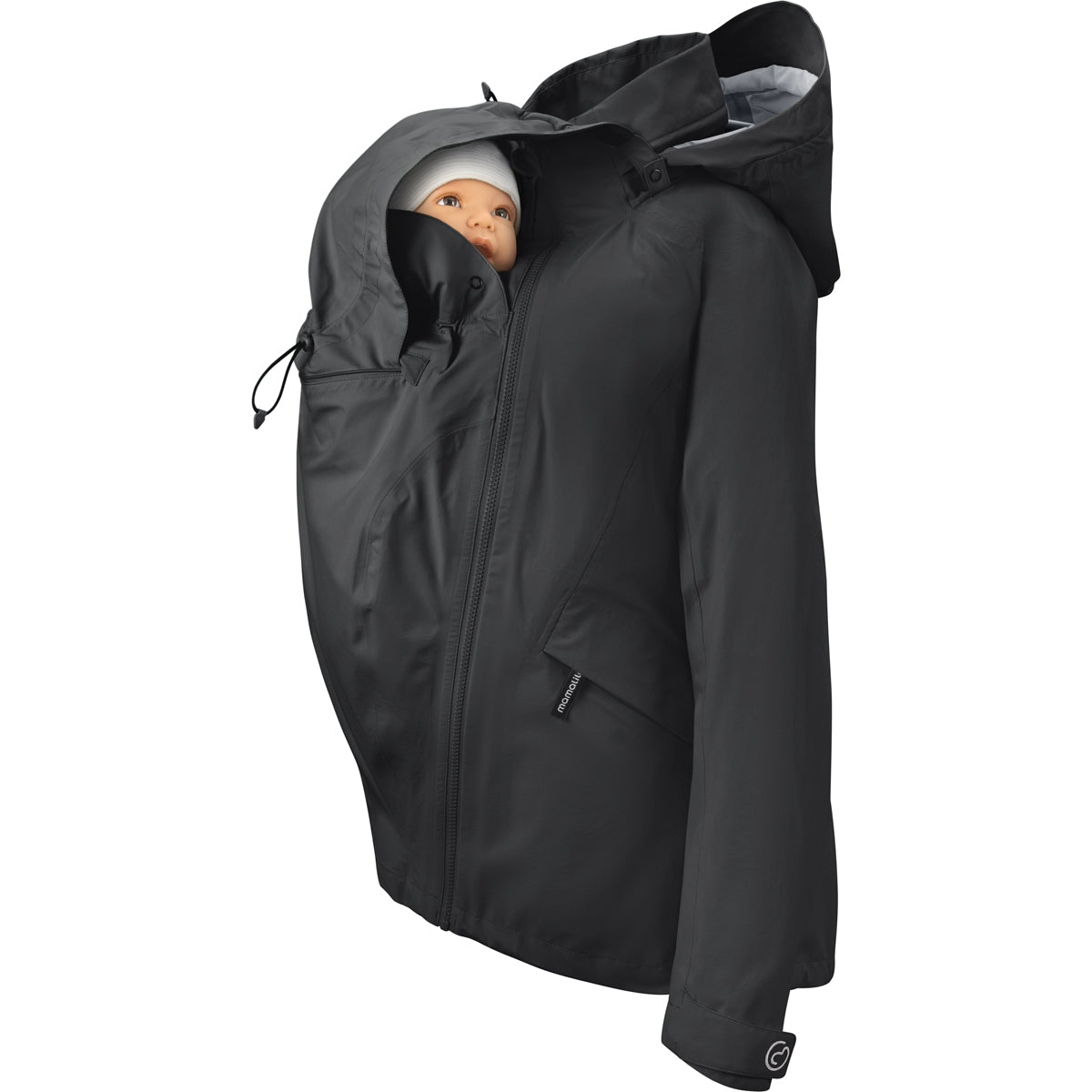 Mamalila Explorer Outdoor Babytrage Jacke - Black