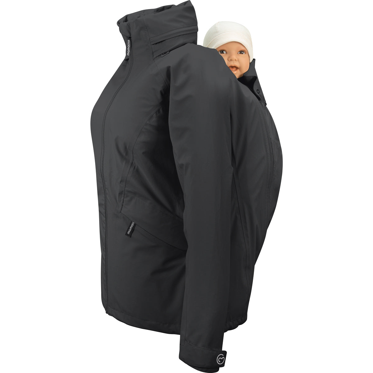 Mamalila Explorer Outdoor Babytrage Jacke - Black