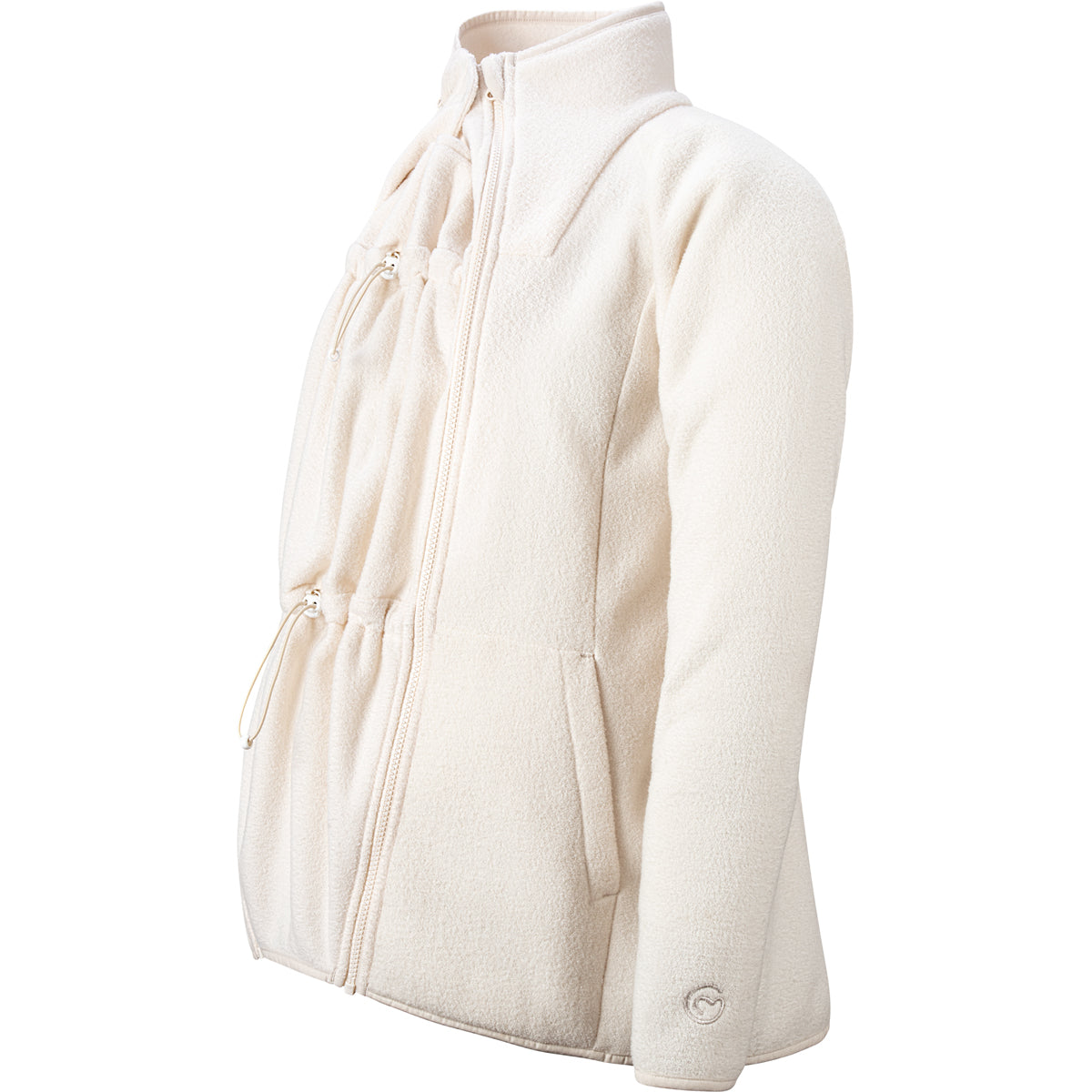Mamalila Basel Babytrage Fleecejacke – Off White