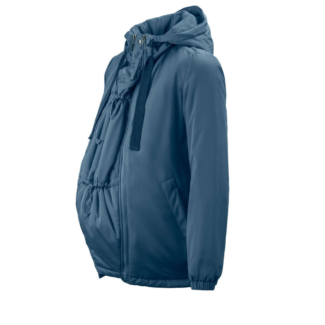 Mamalila Boston Babywearing Jacket - Navy, stylish and versatile for pregnancy and babywearing | Babymaxi