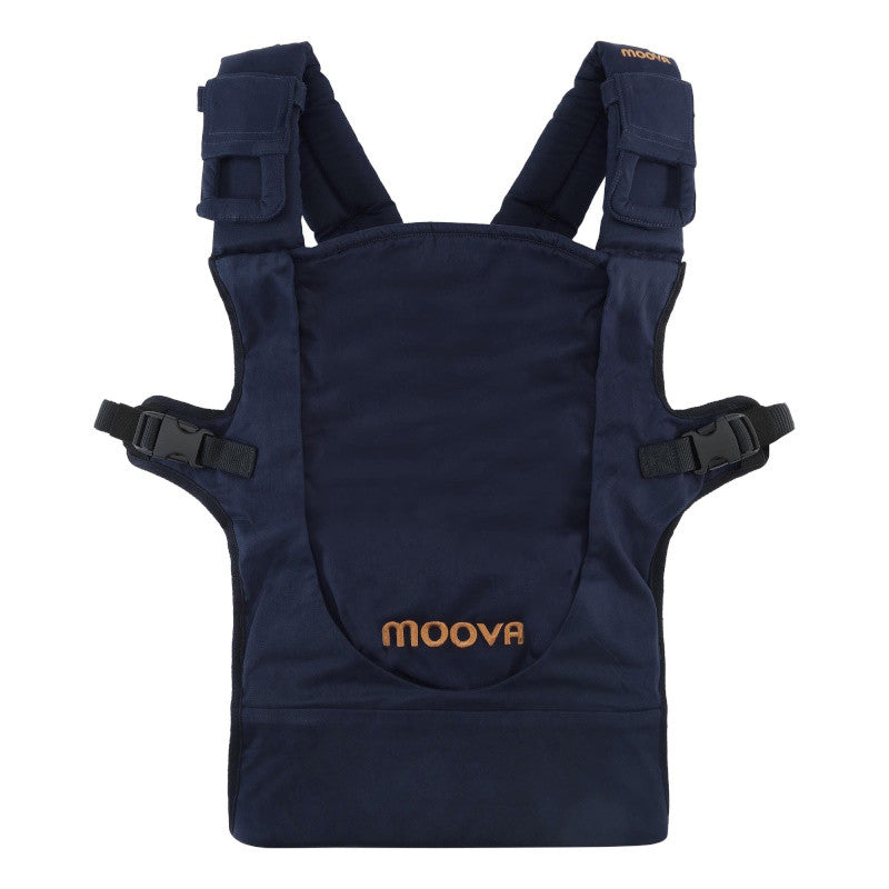 Shop Moova Moova bæresele, 100% Cotton - Blueberry Blue at Babymaxi