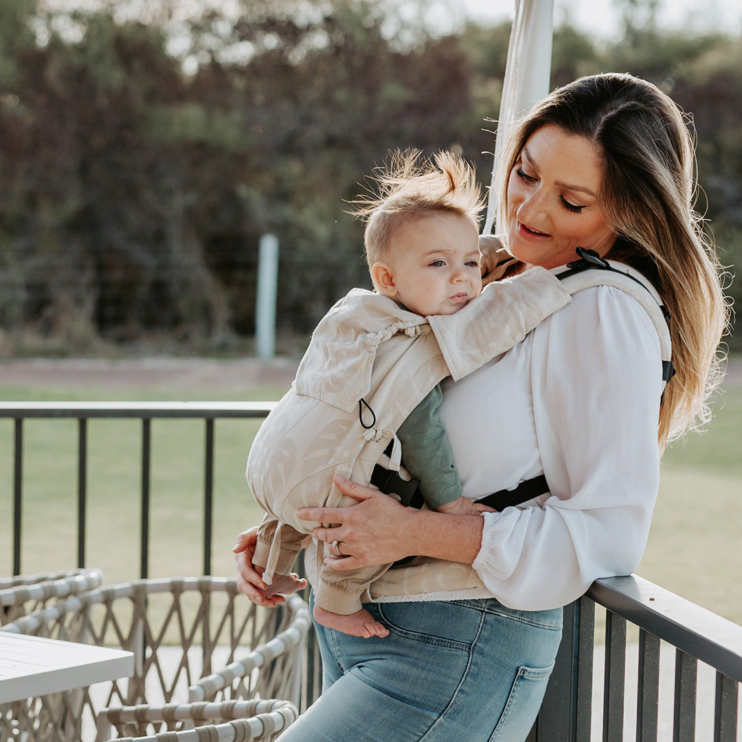 Quokkababy E-Träger - Taupe Leaves