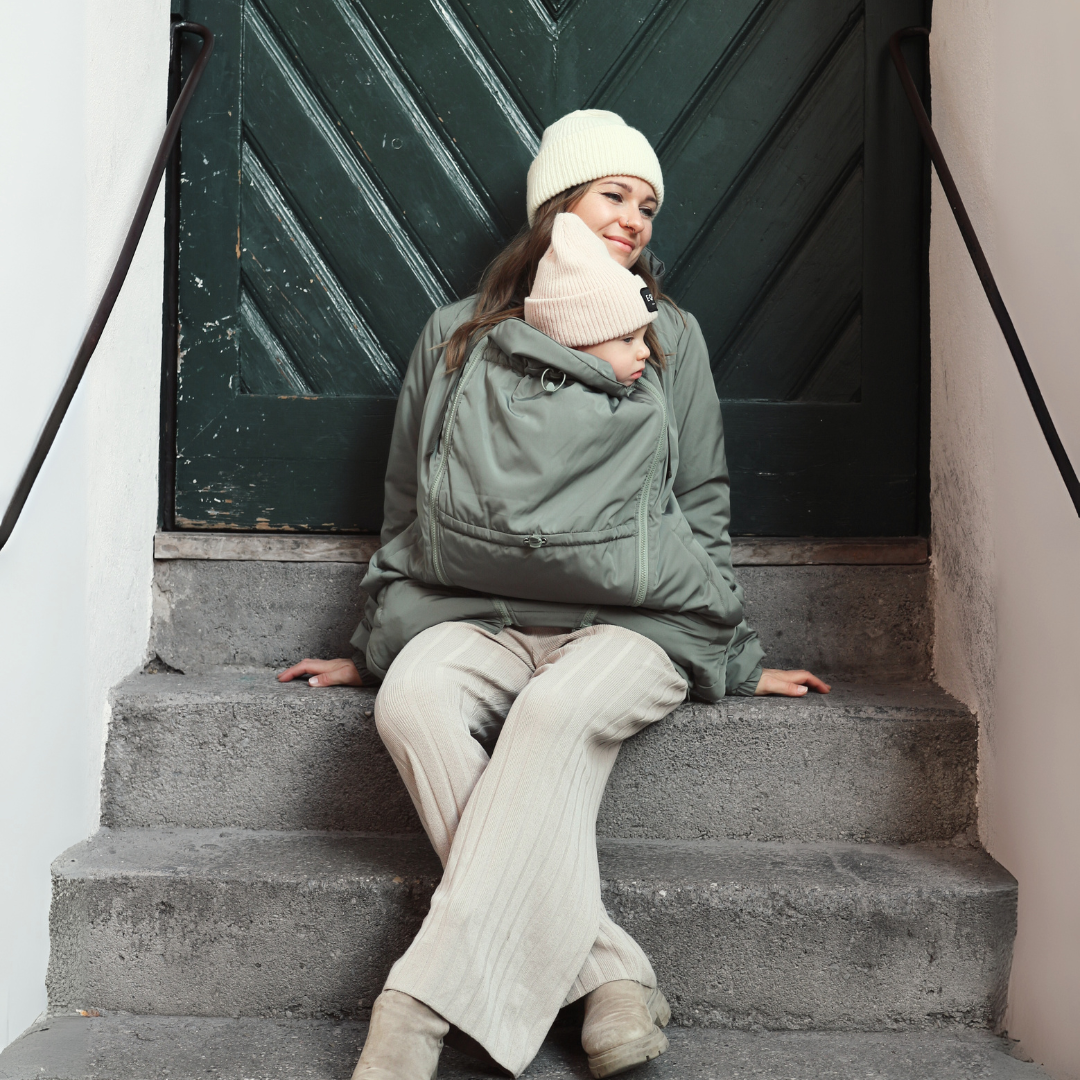 Mamalila Boston Baby Tragejacke - Agave