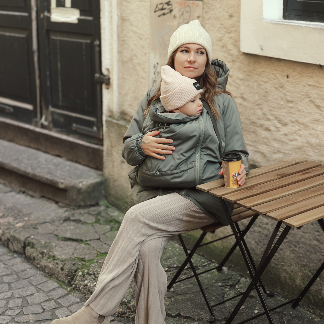 Mamalila Boston Baby Tragejacke - Agave