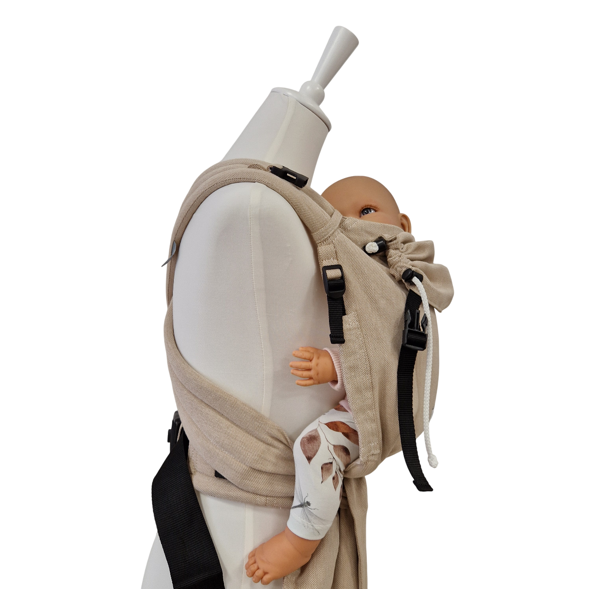Storchenwiege Talemo Half-Buckle Babytrage - Natural