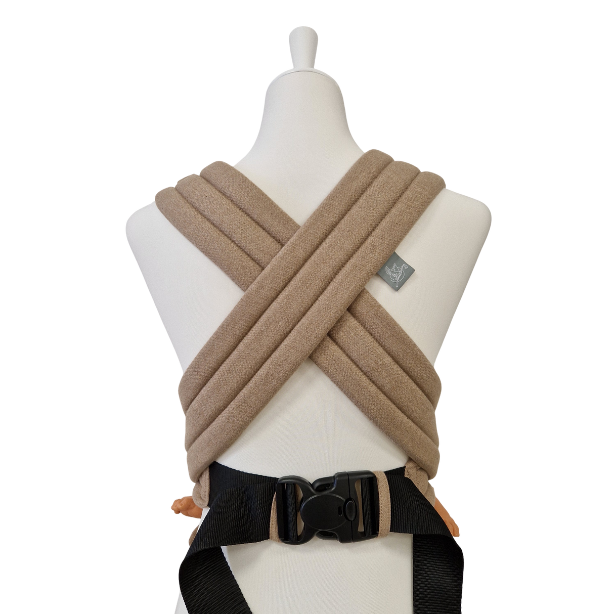 Storchenwiege Talemo Half-Buckle Babytrage - Sand