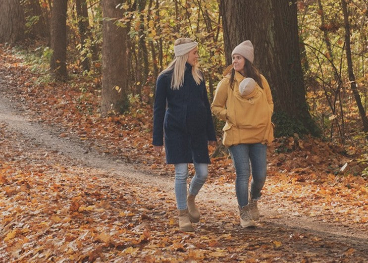 Mamalila Eco Wool Baby Tragemantel Oslo - Camel