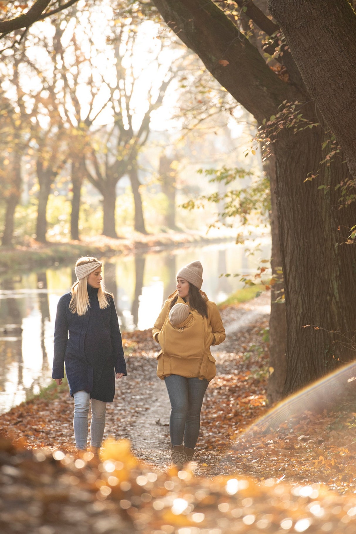 Mamalila Eco Wool Baby Tragemantel Oslo - Camel