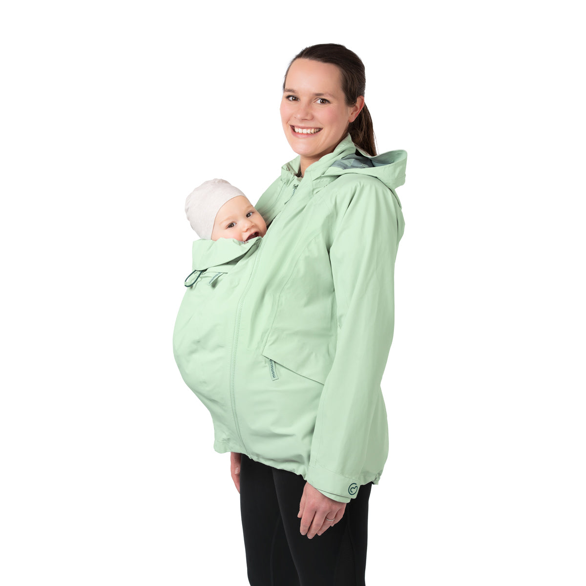 Mamalila Explorer Outdoor Babytrage Jacke - Mint