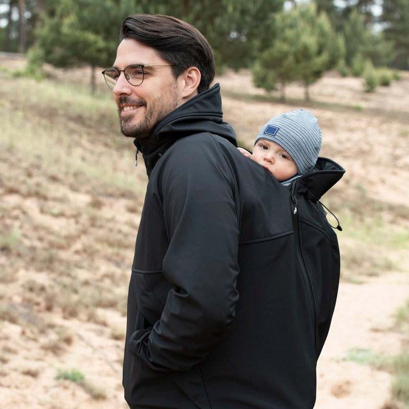Mamalila Softshell Allrounder Jacke für Herren - Black