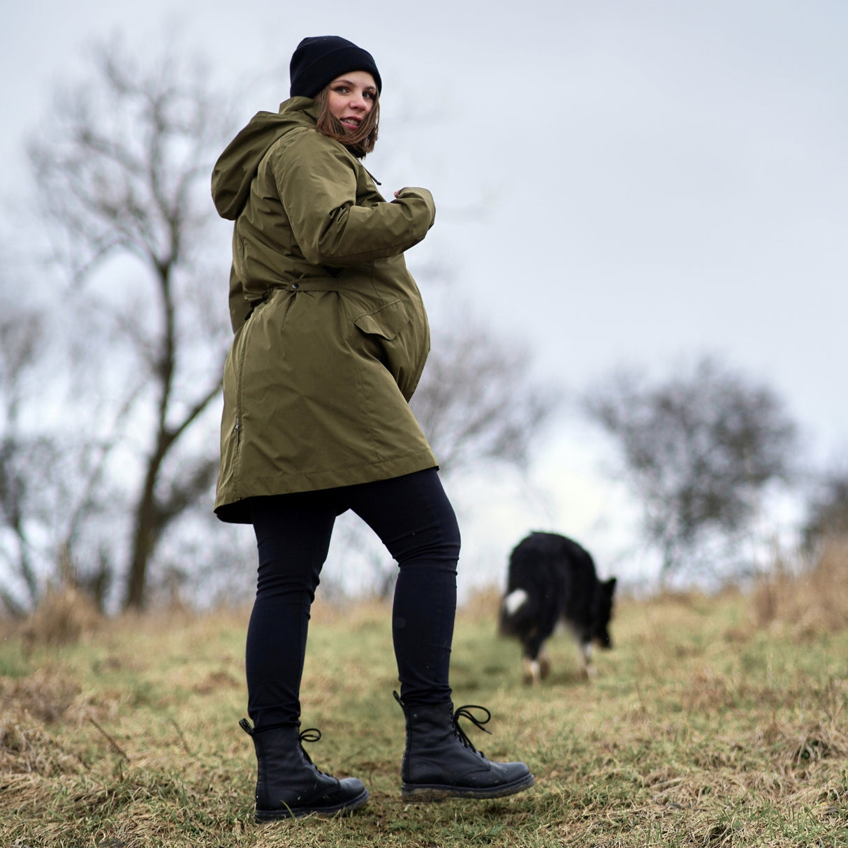 Mamalila Dublin Baby Tragemantel – Khaki