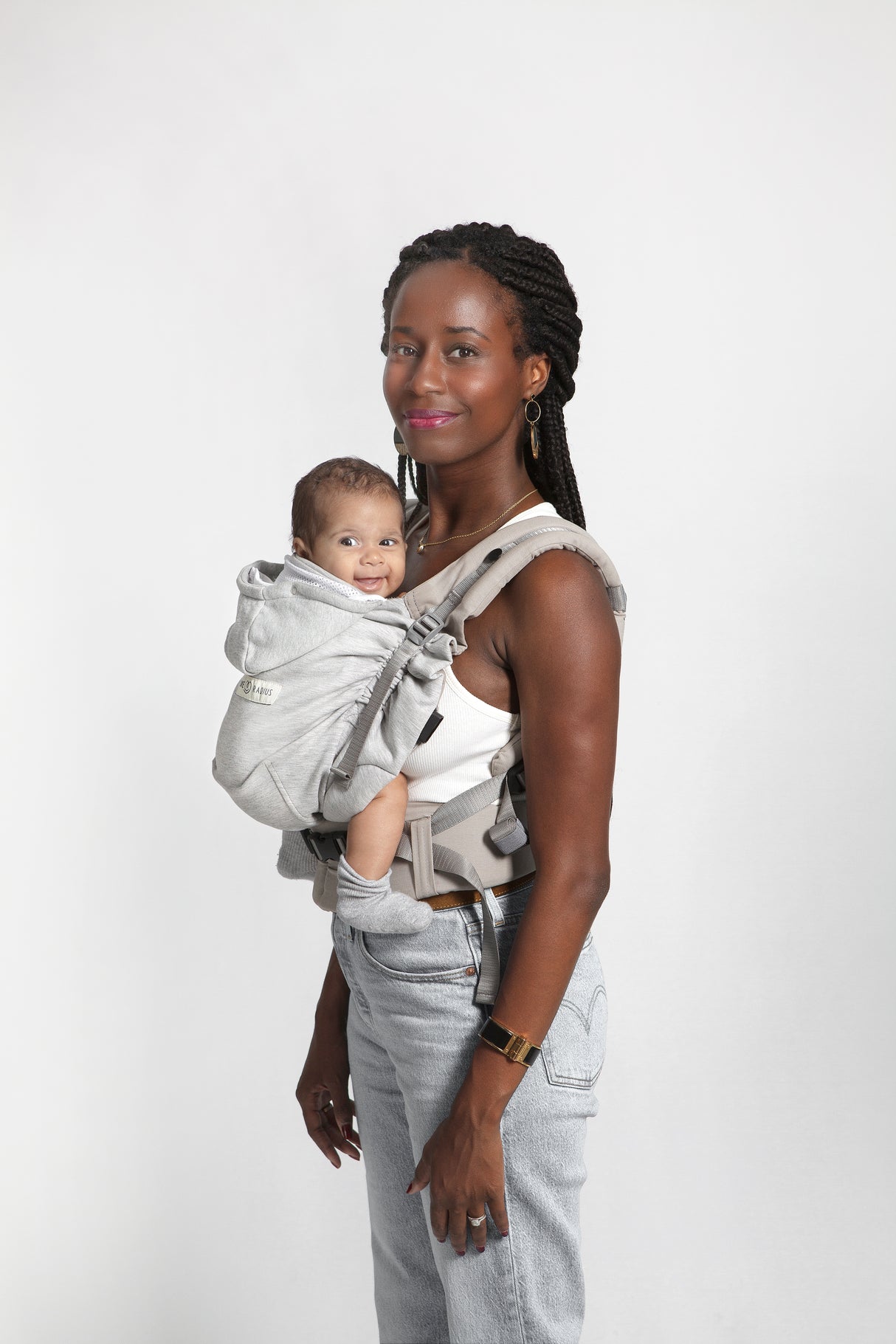 Love Radius HoodieCarrier 2 - Athletic Grau