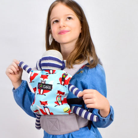 Shop Isara Isara Doll Carrier - Foxy & Friends at Babymaxi