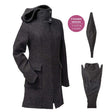 Shop Mamalila Mamalila Hooded Babywearing Coat Vienna - Anthracite at Babymaxi
