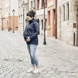 Shop Mamalila Mamalila Softshell Babywearing Jacket Allrounder - Navy at Babymaxi