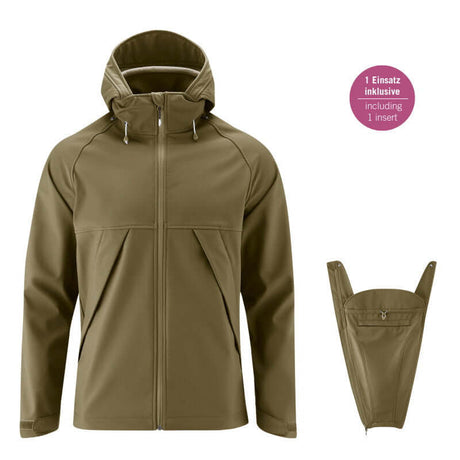 Shop Mamalila Mamalila Softshell Allrounder Jacket for men - Khaki at Babymaxi