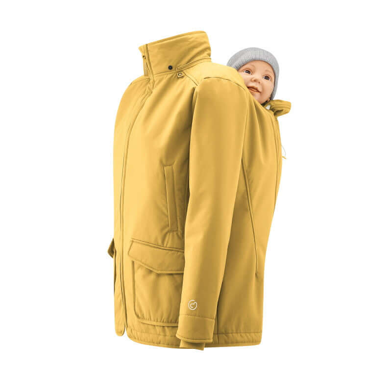 Shop Mamalila Mamalila Allweather Cosy Allrounder Softshell - Mustard at Babymaxi