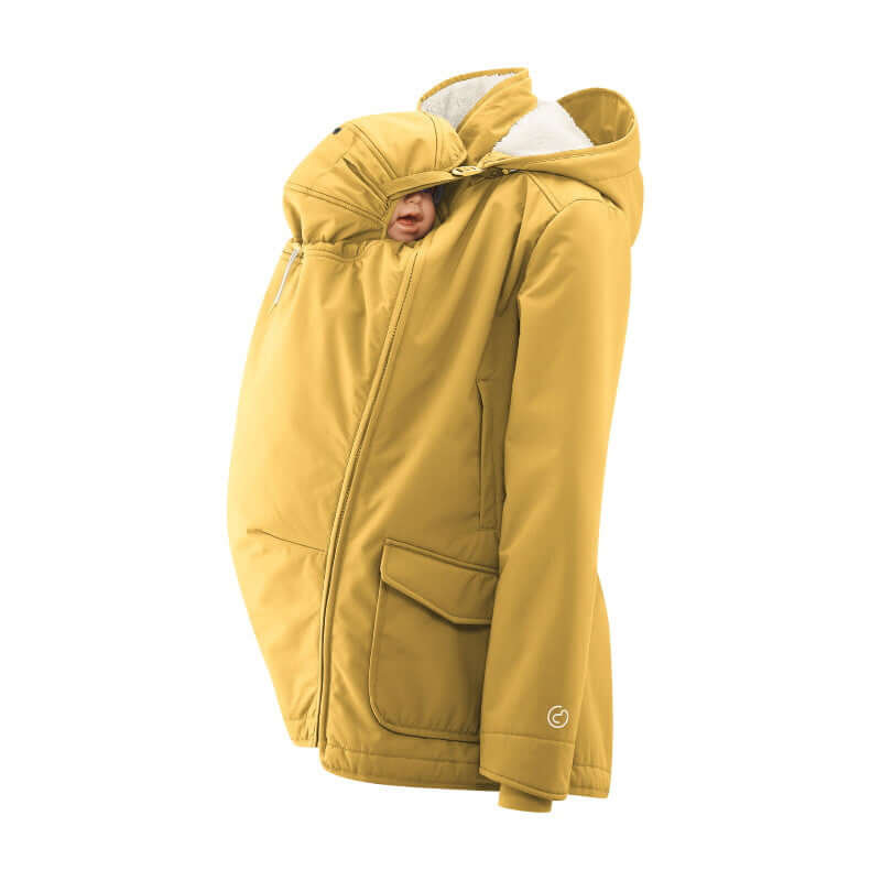 Shop Mamalila Mamalila Allweather Cosy Allrounder Softshell - Mustard at Babymaxi