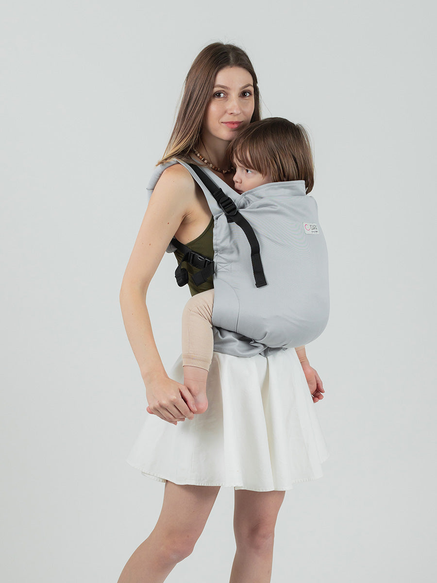 Isara Preschooler Full Buckle - Pearl Grey