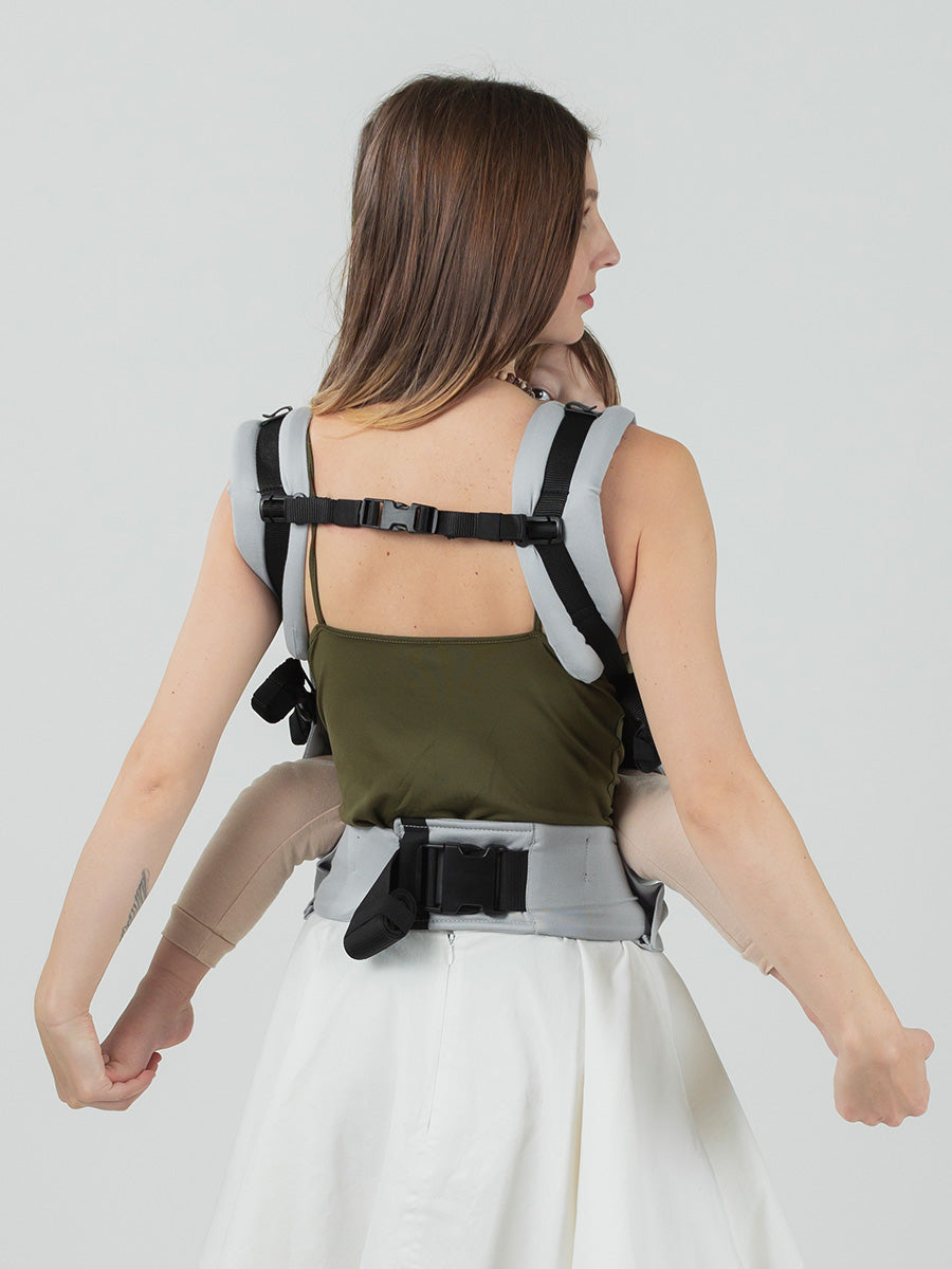 Isara Preschooler Full Buckle - Pearl Grey