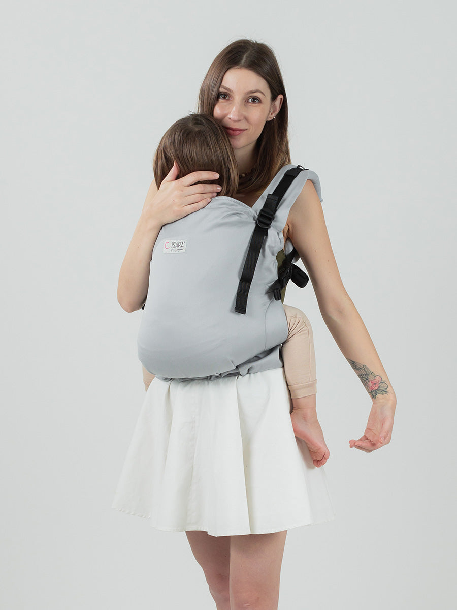 Isara Preschooler Full Buckle - Pearl Grey