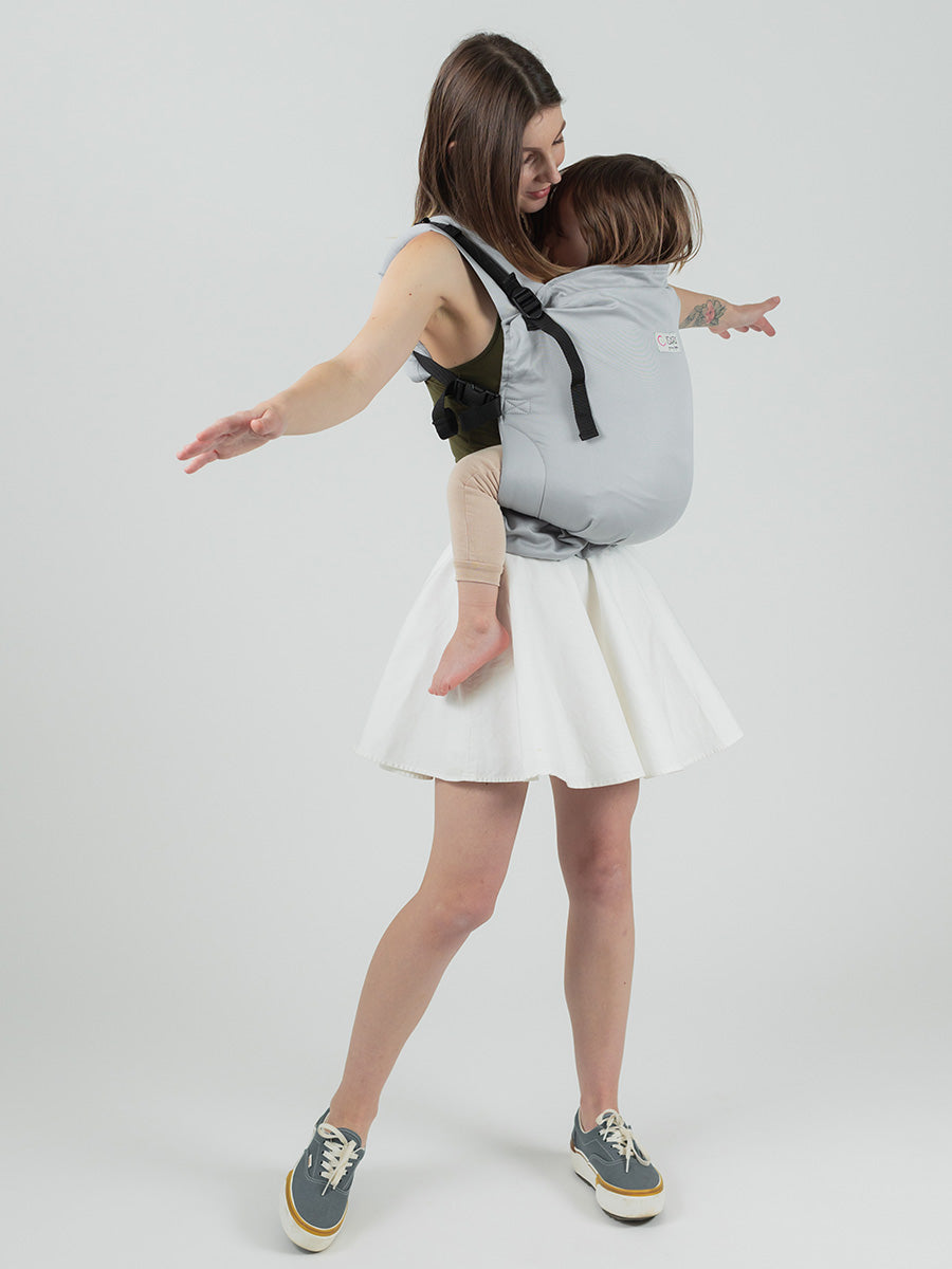 Isara Preschooler Full Buckle - Pearl Grey