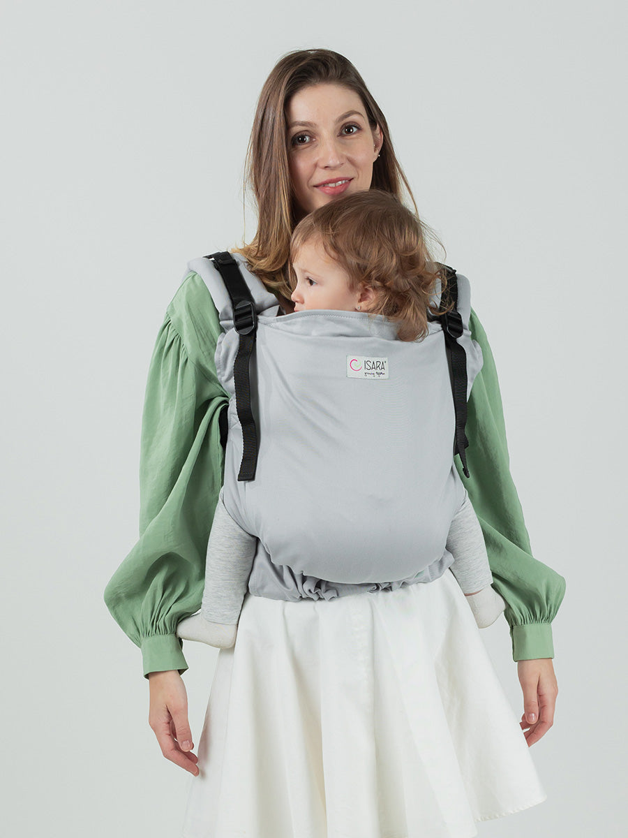 Isara Preschooler Full Buckle - Pearl Grey