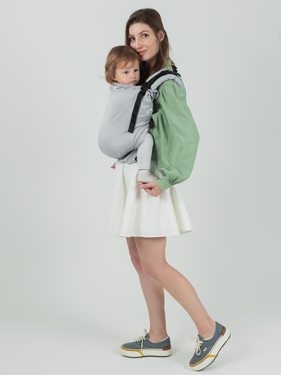 Isara Preschooler Full Buckle - Pearl Grey