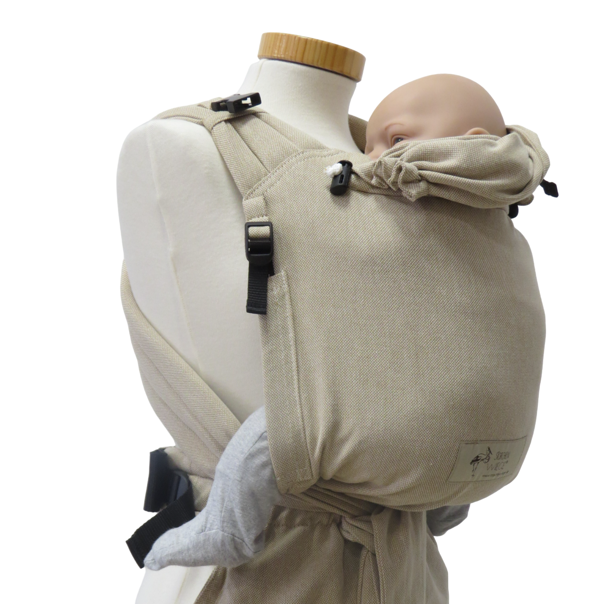 Storchenwiege Talemo Half-Buckle Babytrage - Natural