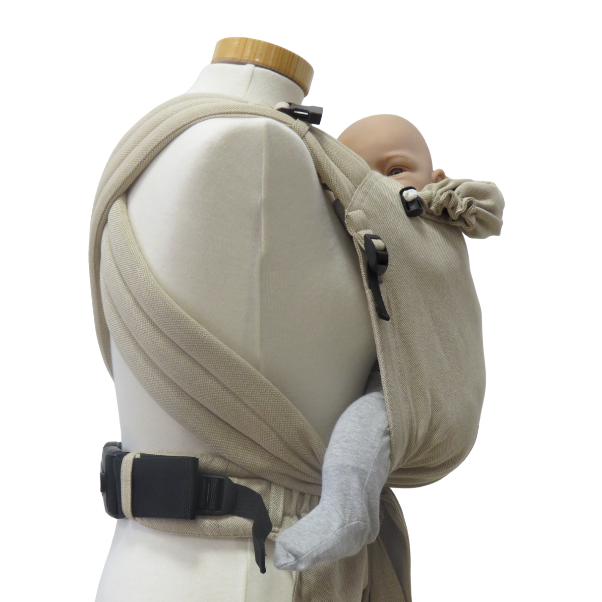 Storchenwiege Talemo Half-Buckle Babytrage - Natural