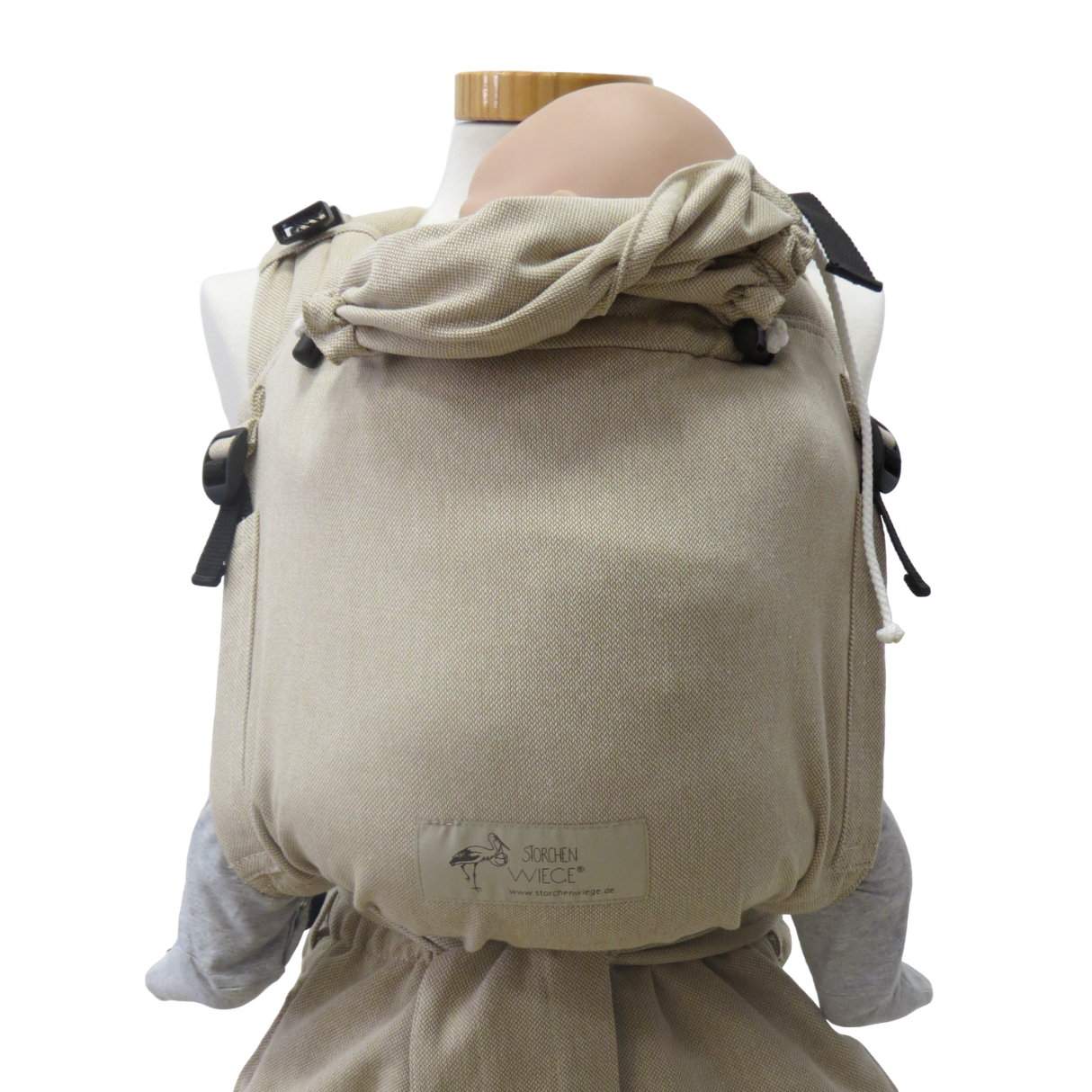 Storchenwiege Talemo Half-Buckle Babytrage - Natural