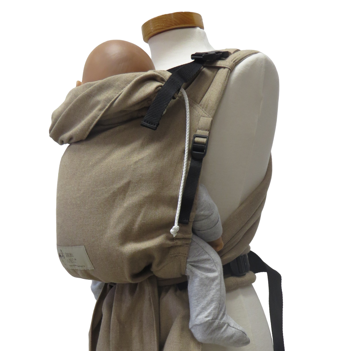 Storchenwiege Talemo Half-Buckle Babytrage - Sand