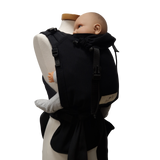 Storchenwiege Talemo Half-Buckle Babytrage - Black